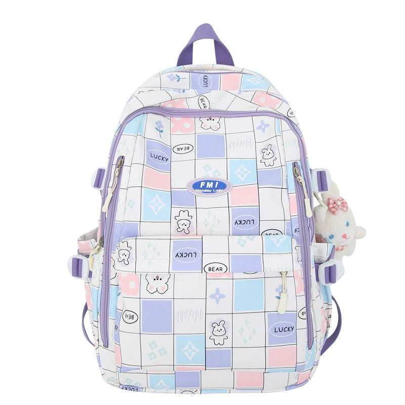 Cute Animal-Themed School Backpack Bowlift