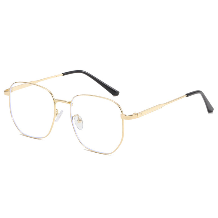Women’s fashionable square glasses with lightweight metal frame Bowlift