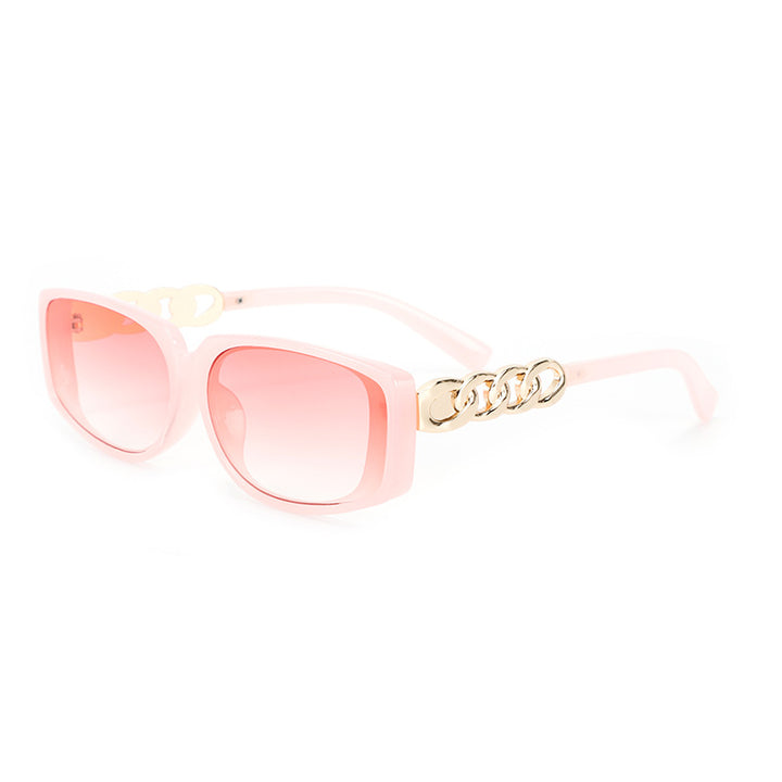 Women's square designer sunglasses with gold details Bowlift
