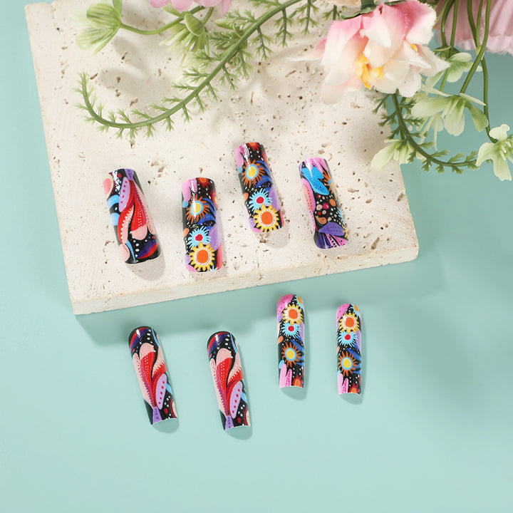 Creative Art Nails in Artistic Floral Design Bowlift