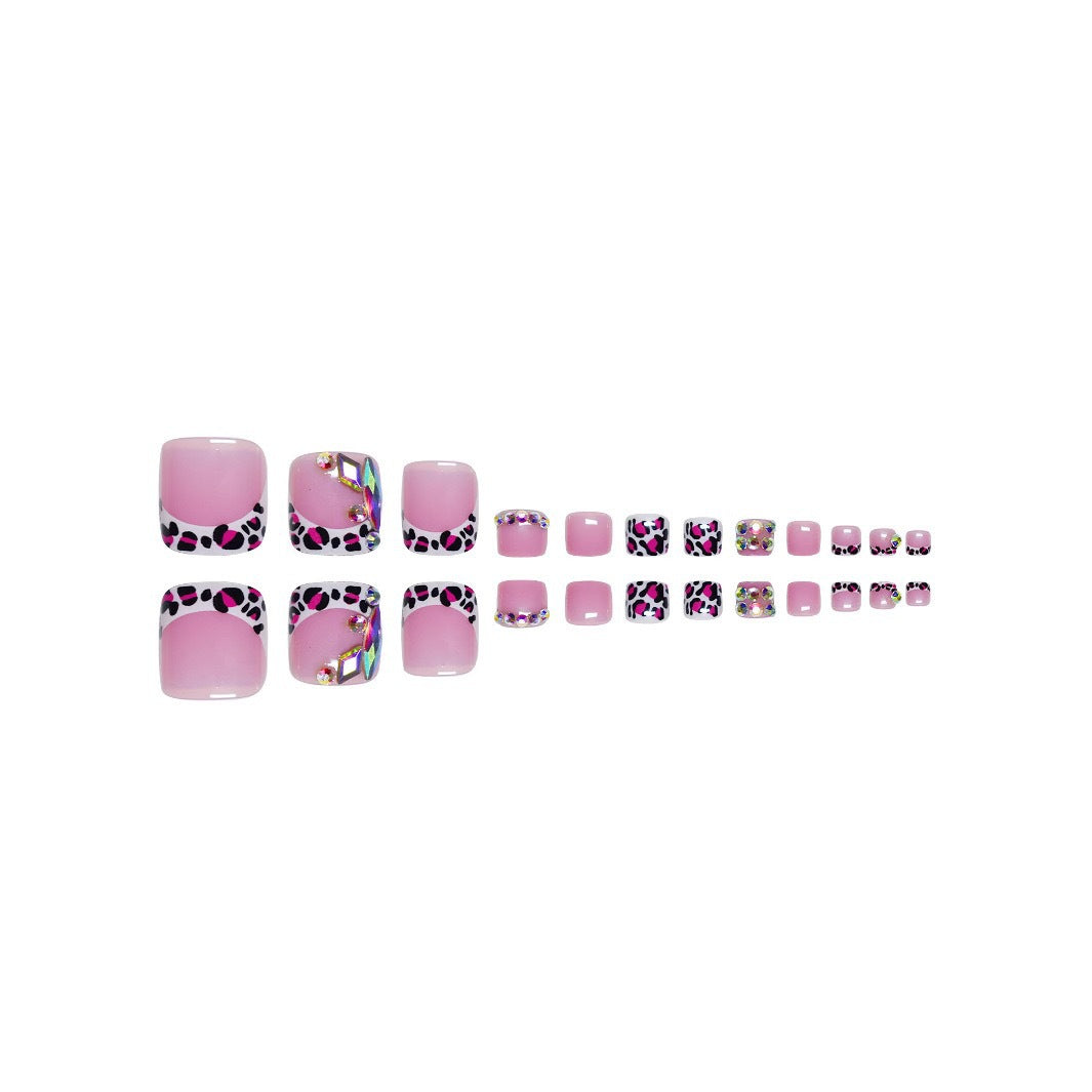 Fashionable Press-On Nail Set Bowlift