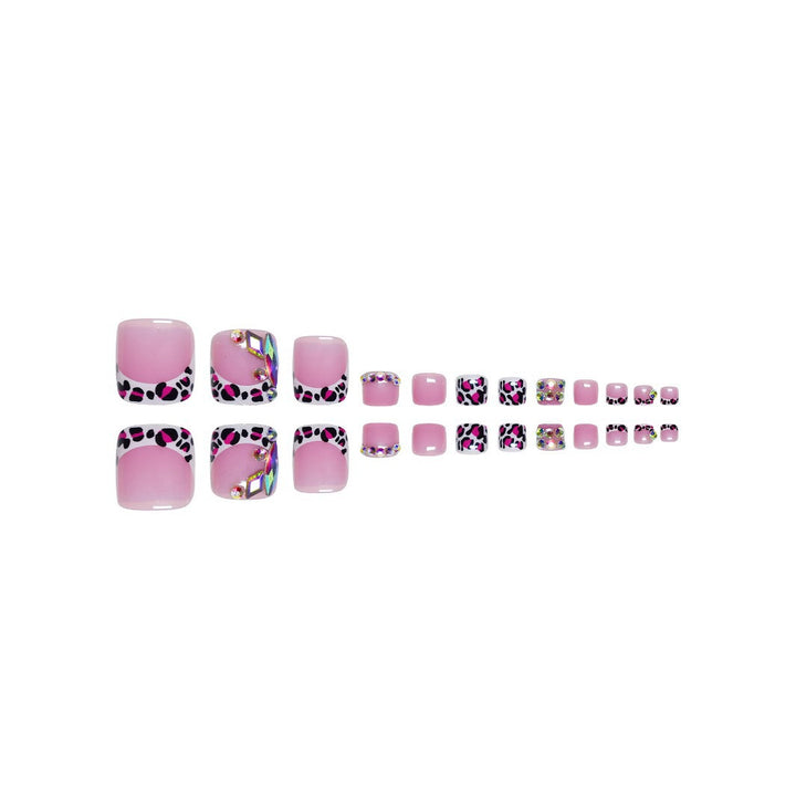 Fashionable Press-On Nail Set Bowlift