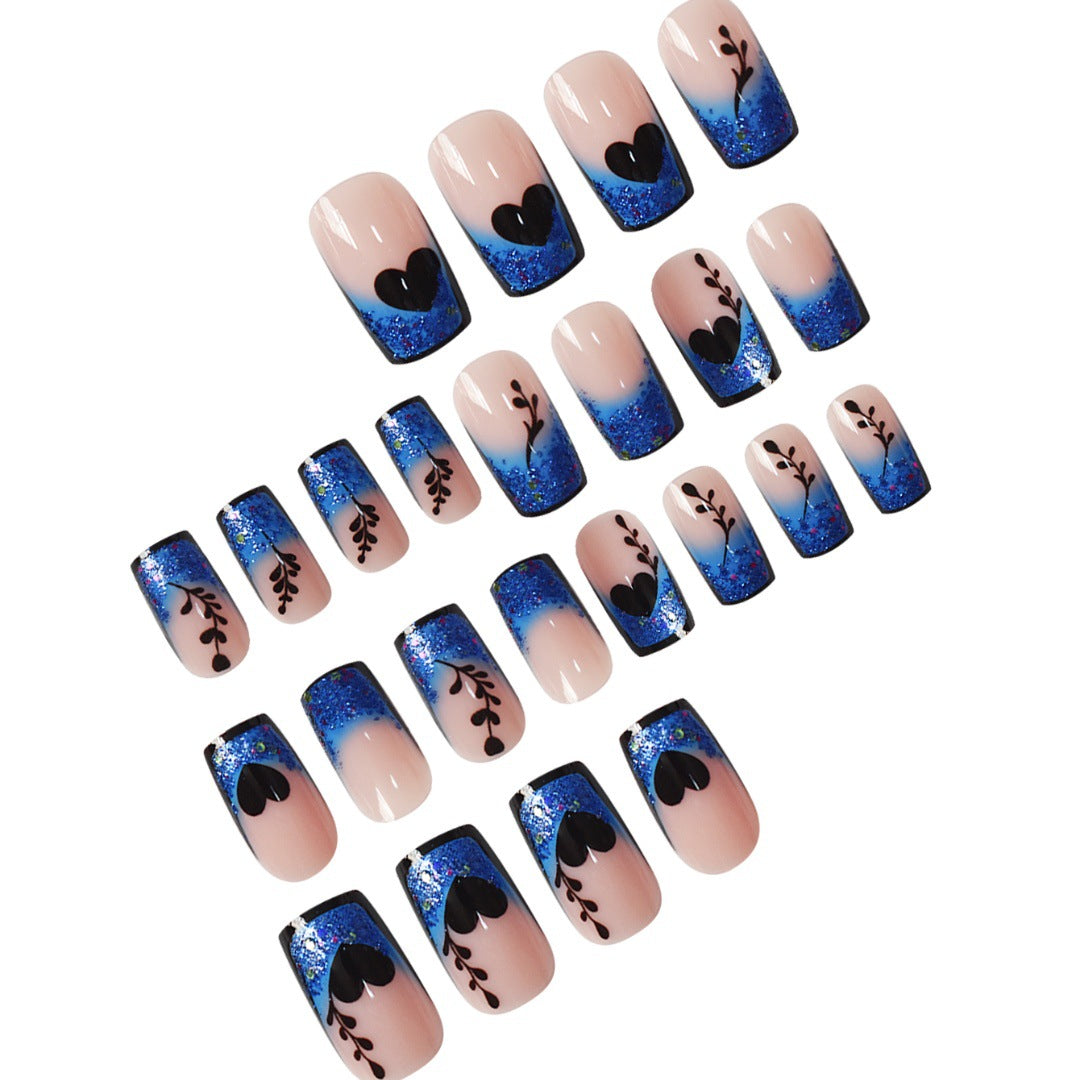 Artistic Gradient Nail Extensions Bowlift