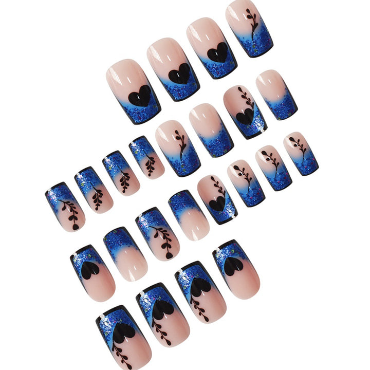 Artistic Gradient Nail Extensions Bowlift
