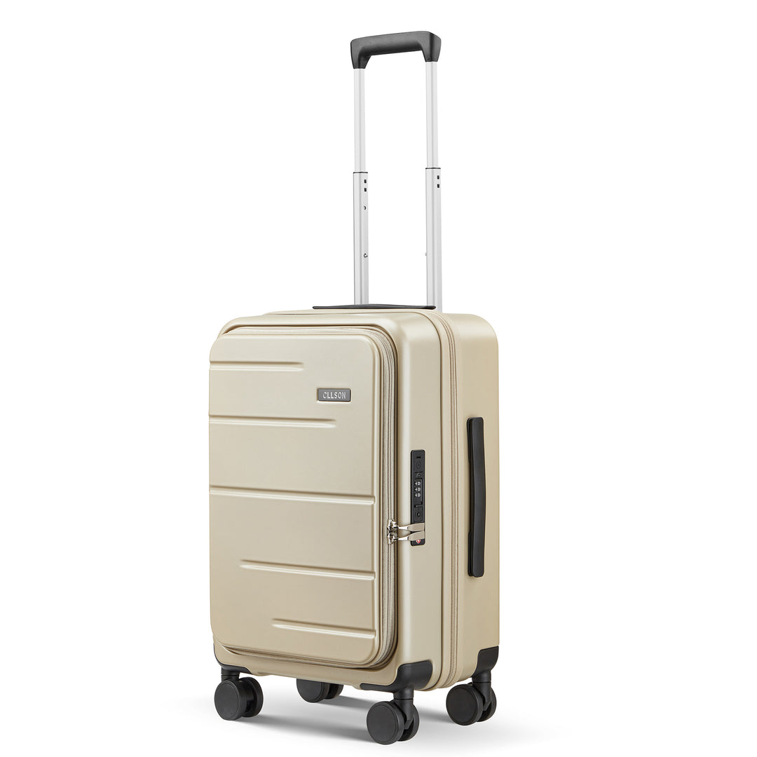 Unisex Durable Anti-Theft Hardshell Carry-On Suitcase Bowlift