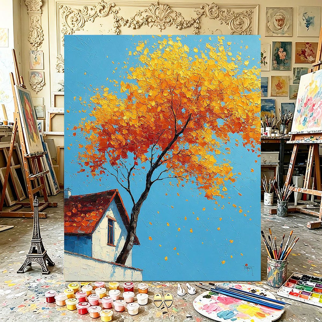 Autumn-Inspired Landscape Canvas Art Bowlift
