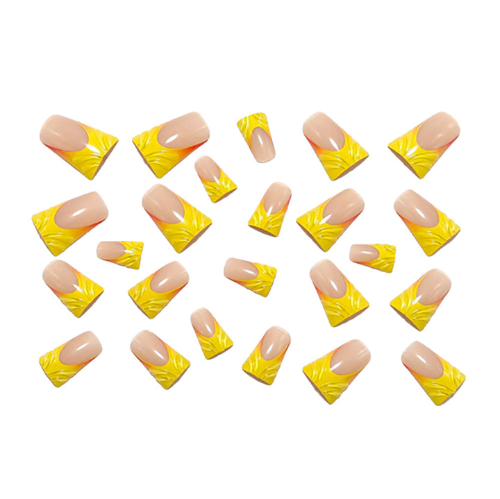 Artificial nails with creative waves design Bowlift