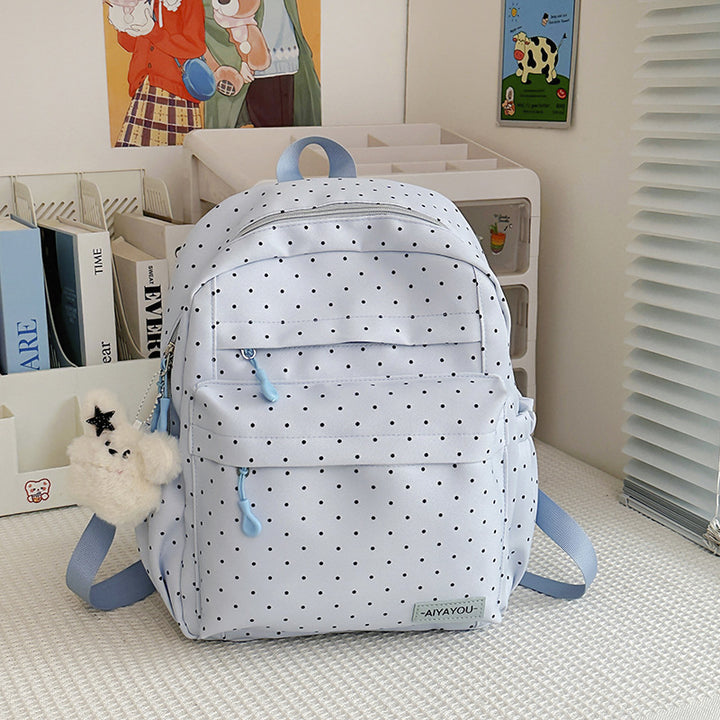 Playful Polka Dot Backpack