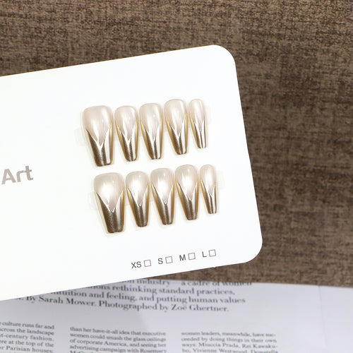 Elegant Stiletto Press-On Nail Art Set Bowlift