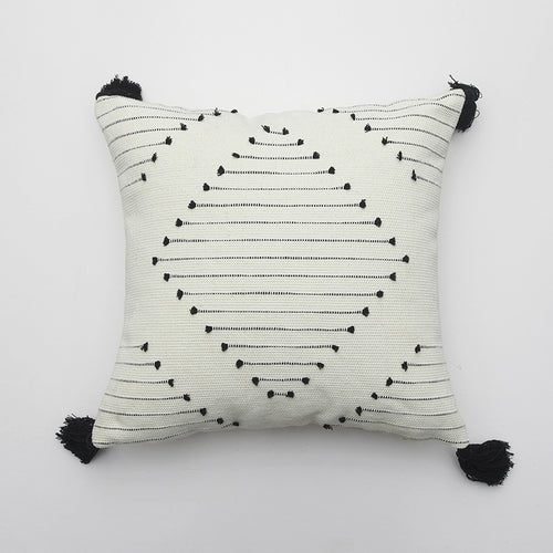 Textured Woven Decorative Pillow