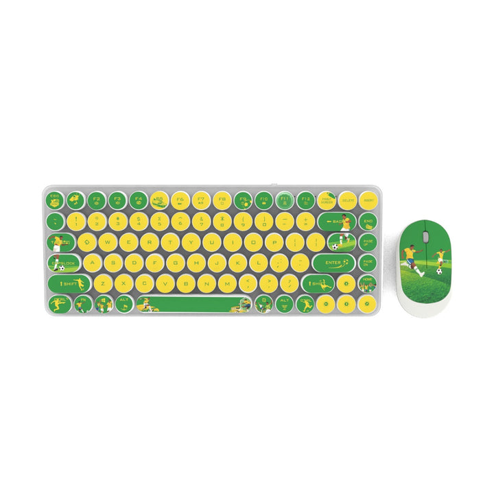 Retro-Design Keyboard and Mouse Set Bowlift