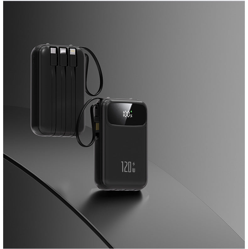 portable power bank with integrated multi-cable Bowlift