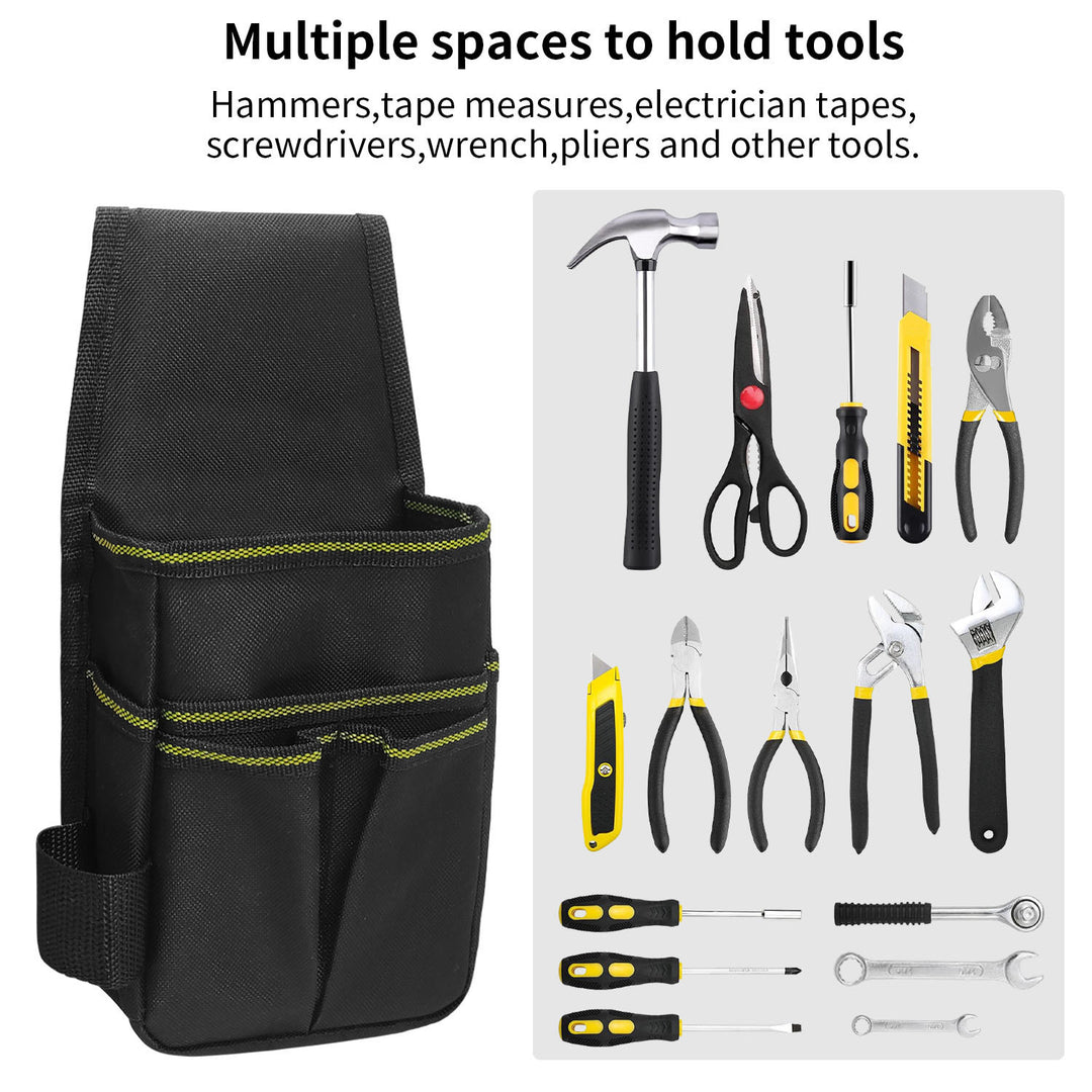 Multifunctional Tool Bag with Adjustable Belt Bowlift