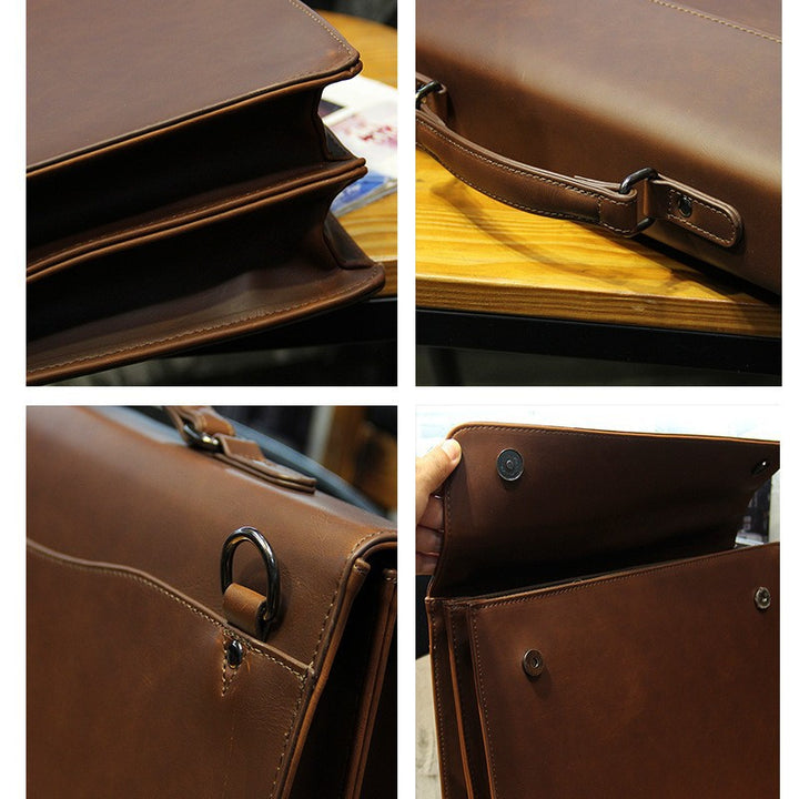 Briefcase Made of High-Quality Synthetic Leather Bowlift