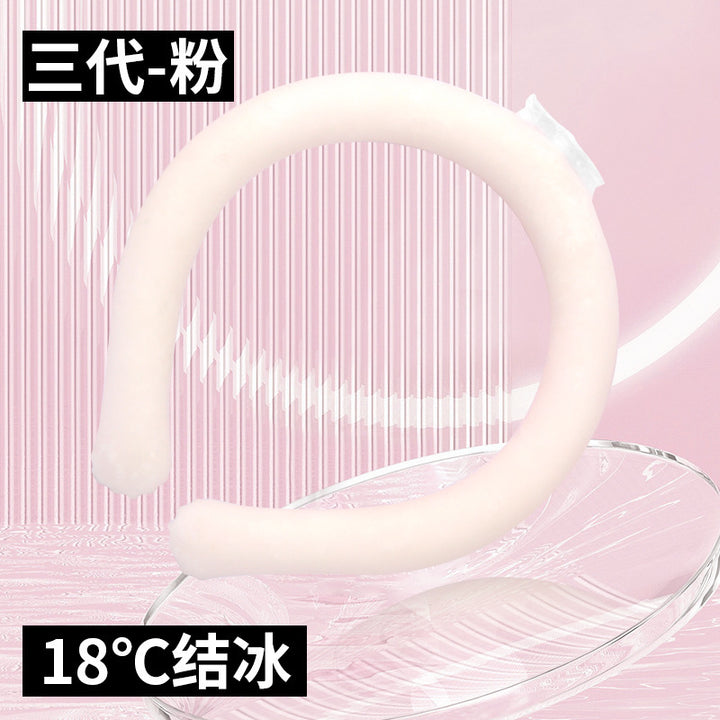 Women's flexible silicone LED neck light for hands-free reading and sports Bowlift