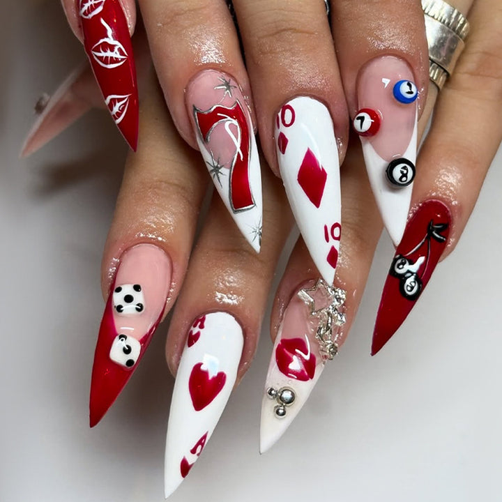 Creative Nail Art Set with Mixed Motifs Bowlift