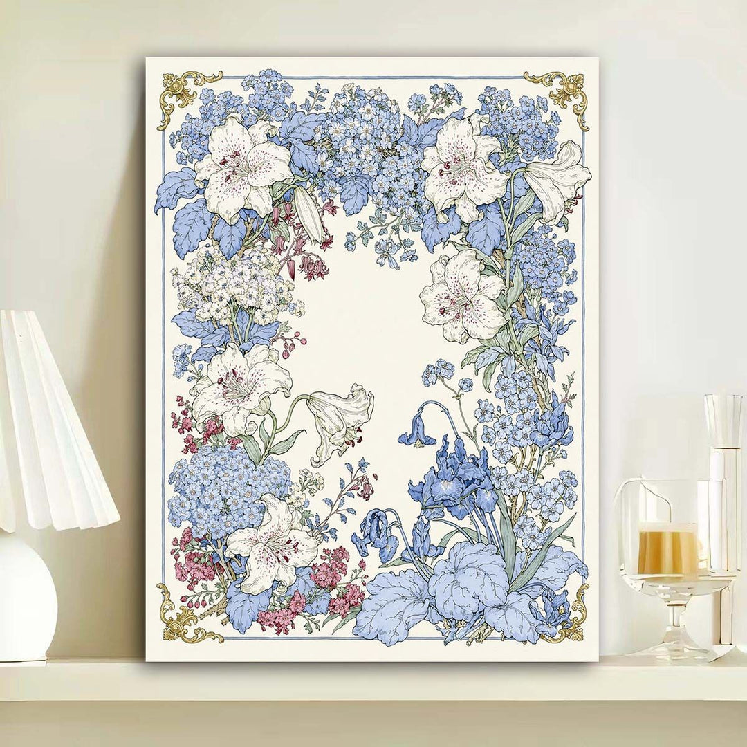 Botanical Floral Wall Art Bowlift