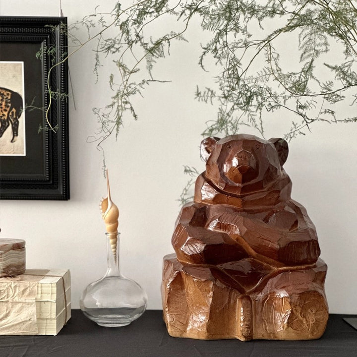 Decorative Wooden Bear