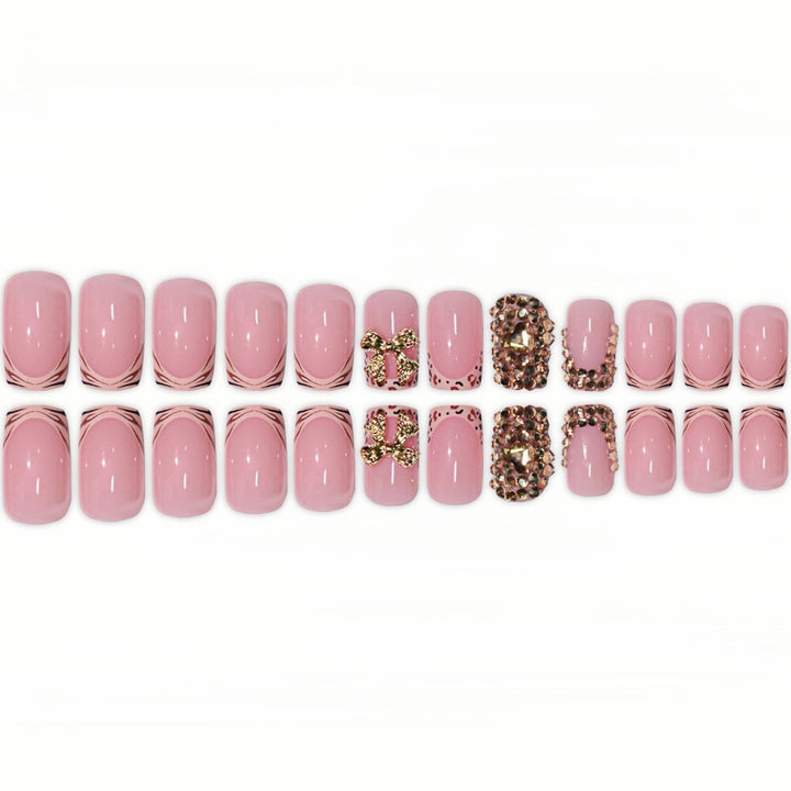 Luxury Decorative Press-On Nail Extensions Bowlift