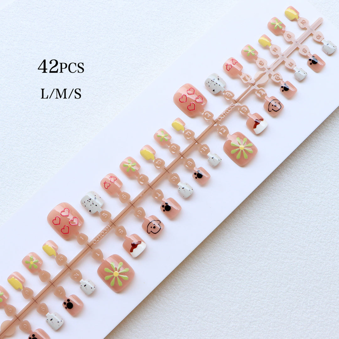 Artistic Themed Press-On Nail Collection Bowlift