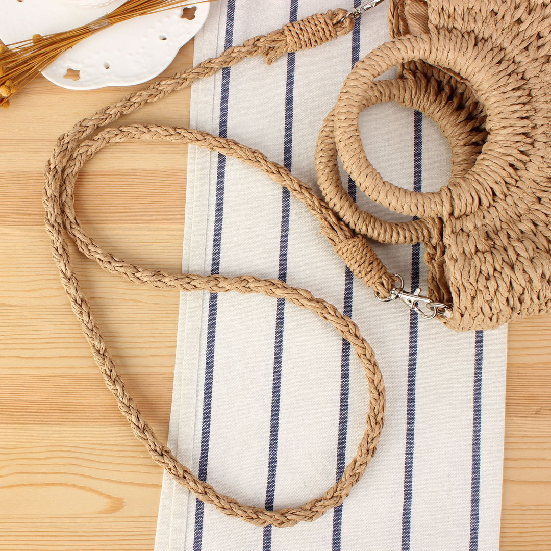 Shoulder Bag Made of Hand-Woven Basketry Bowlift
