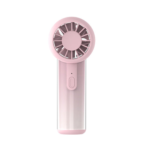 Unisex nano compact portable handheld fan rechargeable via USB with quiet operation and ergonomic grip Bowlift