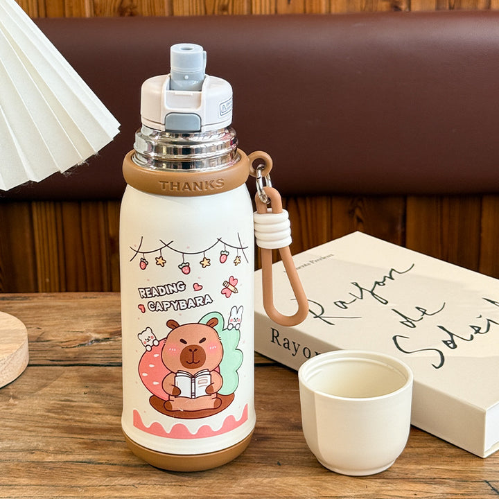 Women Insulated Drinking Bottle with Animal Motif Bowlift 1781628587