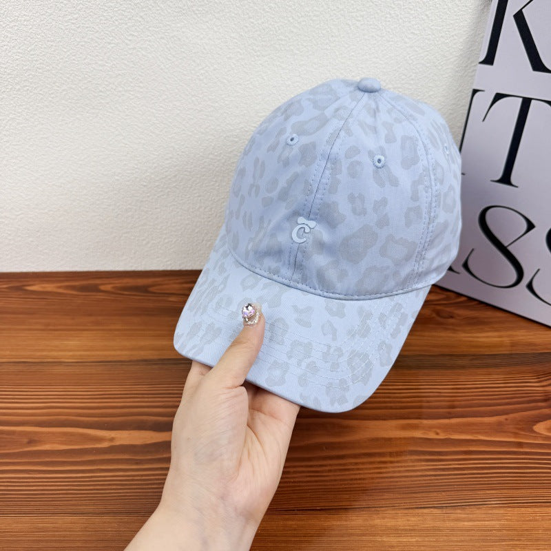 Women's Stylish Leopard Print Baseball Cap Bowlift