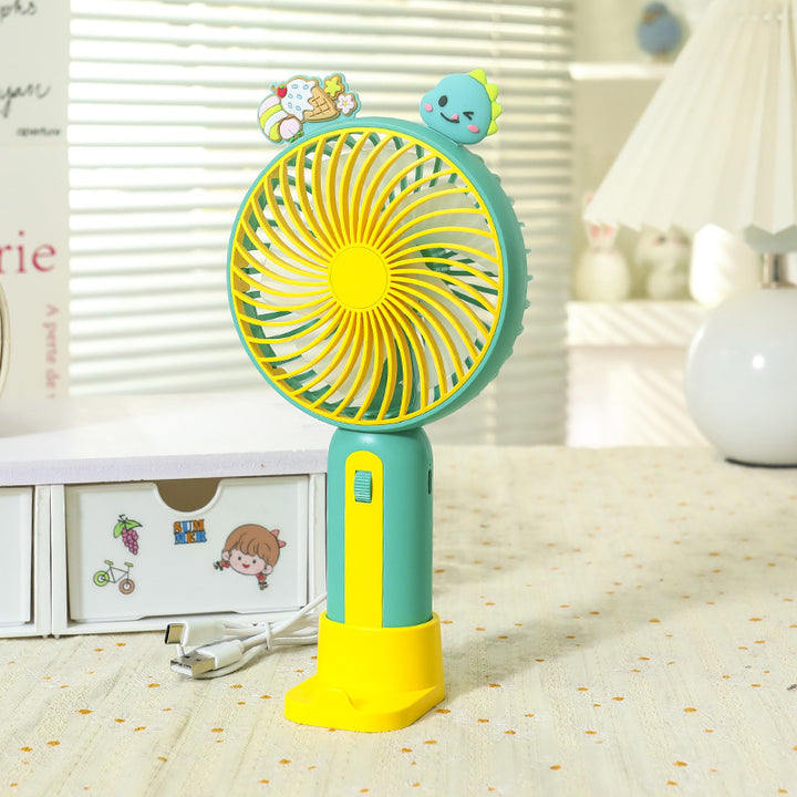 Women Portable Handheld Fan with Playful Animal Design Bowlift