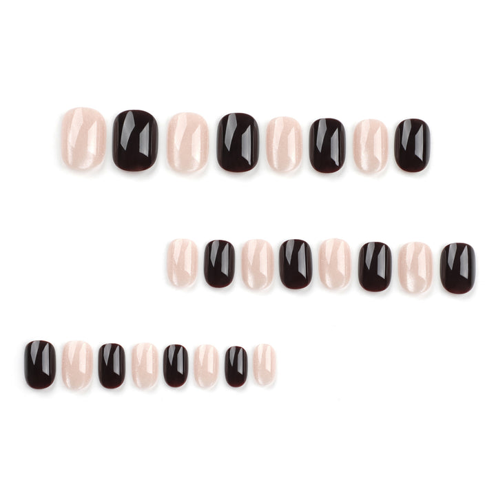Artful nail extensions with elegant glitter and ombre design Bowlift