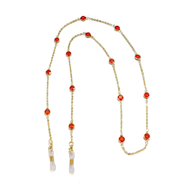 Gemstone-Studded Eyewear Holder Bowlift