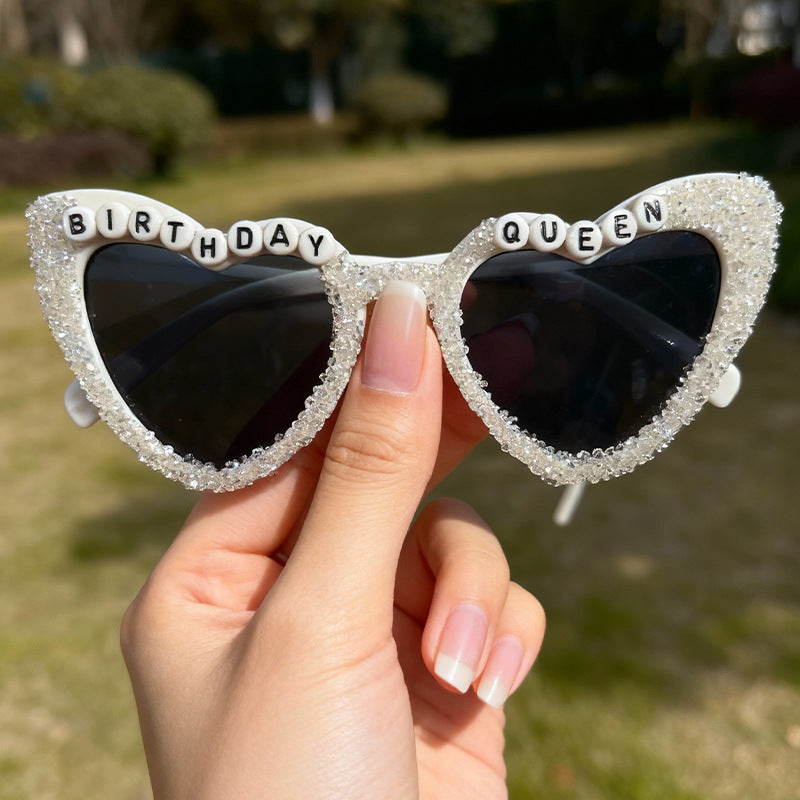 Heart-Shaped Celebration Sunglasses Bowlift