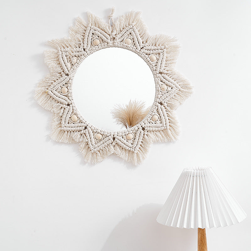 Macrame Wall Mirror Bowlift