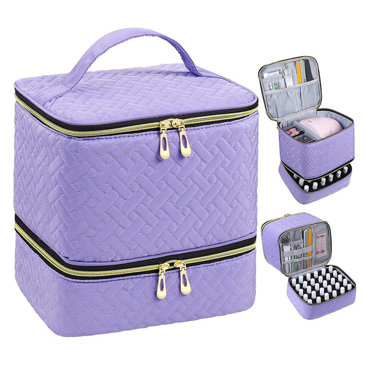Cosmetic storage bag with multiple compartments Bowlift