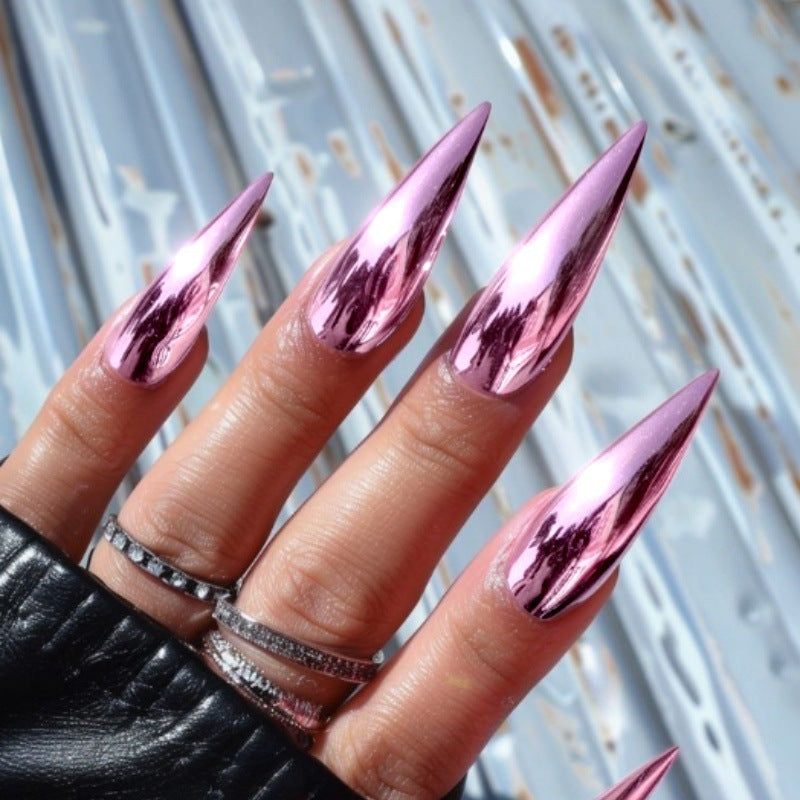 Glamorous Stiletto Press-On Nail Set Bowlift