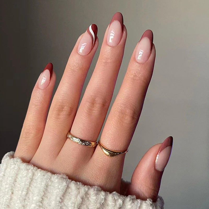 Artful nail decoration with elegant gradient and gloss Bowlift