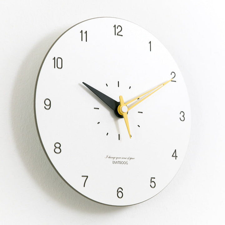 BowLift | Minimalistic Modern Round Wall Decor Silent Clock