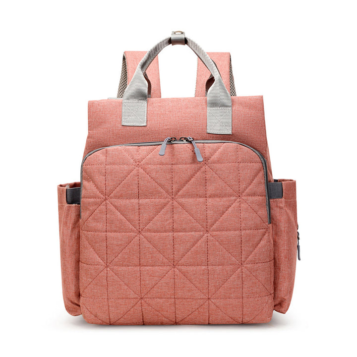 Quilted Multi-Functional Backpack
