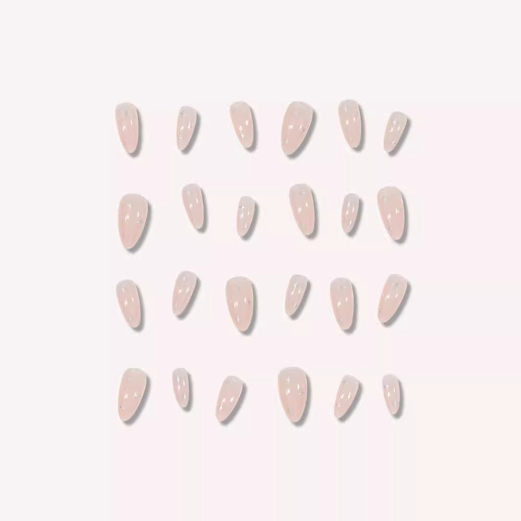 Starry Design Stiletto Press-On Nails Bowlift
