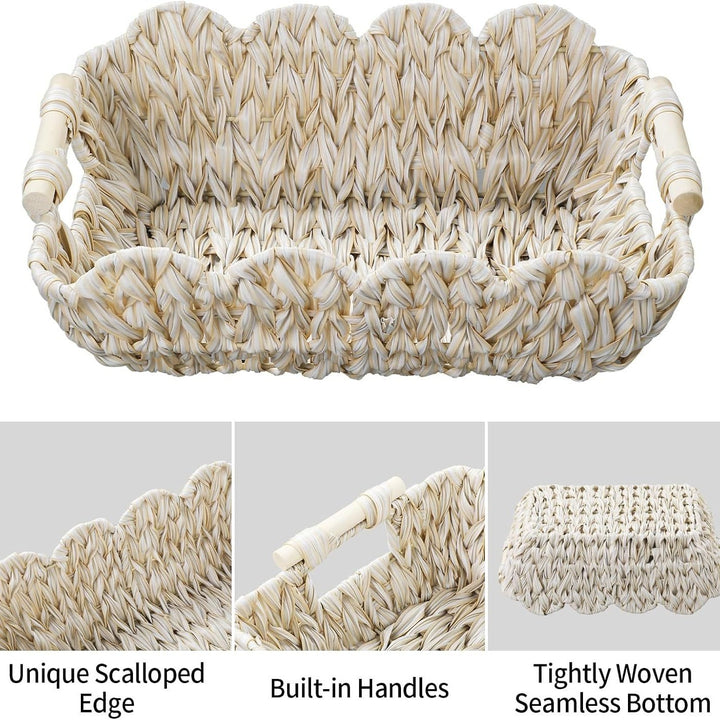 Decorative Woven Storage Caddy Bowlift