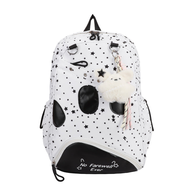 Star-Patterned Adventure Backpack Bowlift