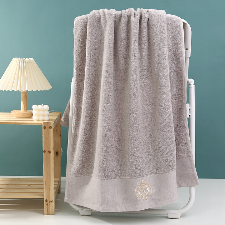 Luxurious Terry Bath Towel With Fine Border Bowlift