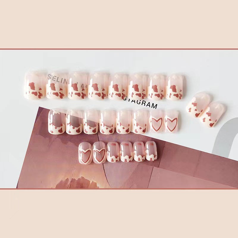 Artistic nail art with heart design Bowlift