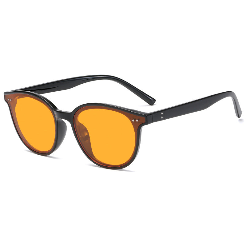 Women's round sunglasses with stylish design and UV protection Bowlift