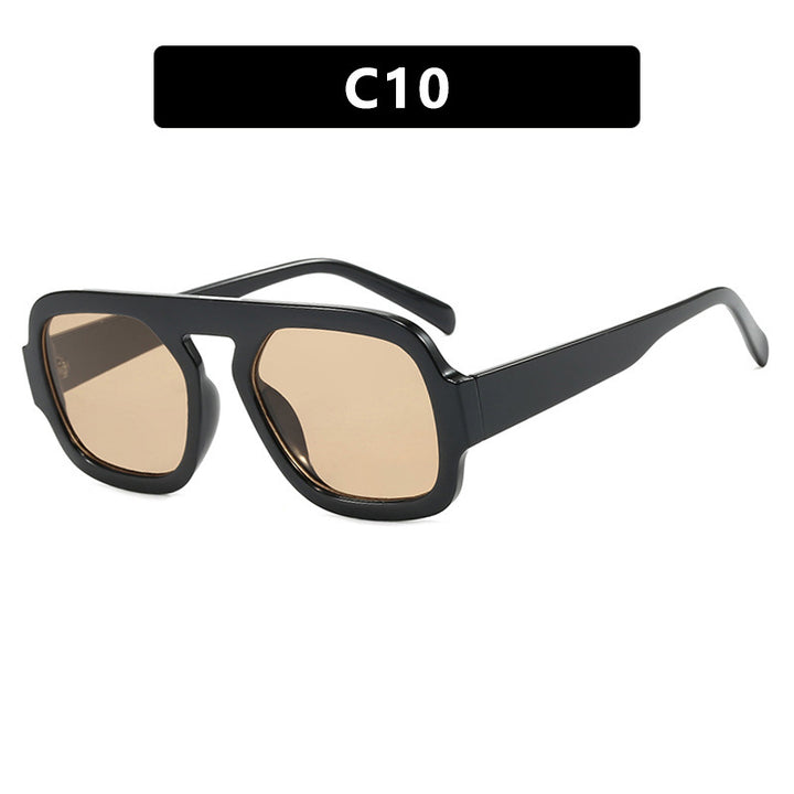 Women's modern oversized sunglasses in angular design Bowlift