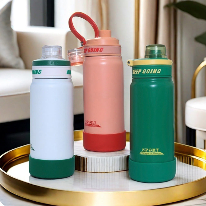 Women's Sports Insulated Drinking Bottle with Practical Flip Lid Bowlift