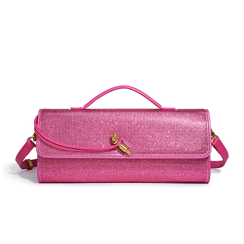 Elegant Rhinestone-Embellished Evening Clutch Bowlift