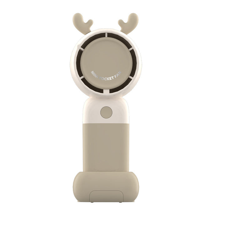 Women's Portable Handheld Fan with Cute Bear Design Bowlift