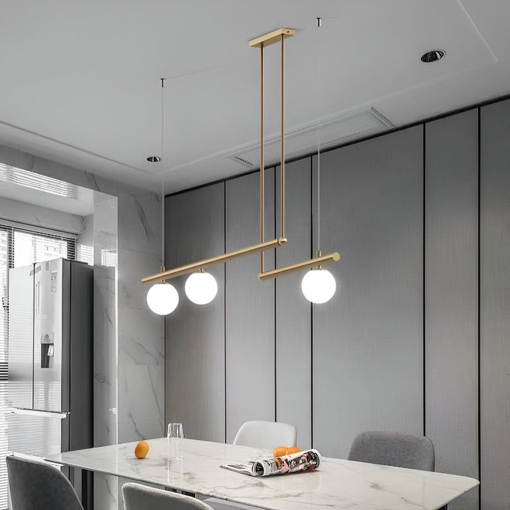 BowLift | Nordic Glass Linear Luxury Pendant Lamp