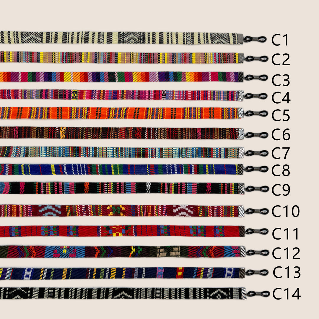 Patterned Eyewear Retainer Strap Bowlift
